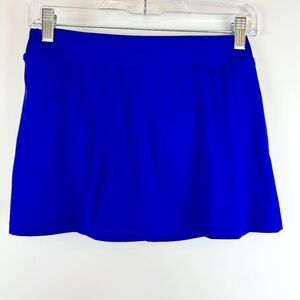 L.L. BEAN Bright Blue Swimming Bathing Suit Bottom Skirt - Size 6 Regular